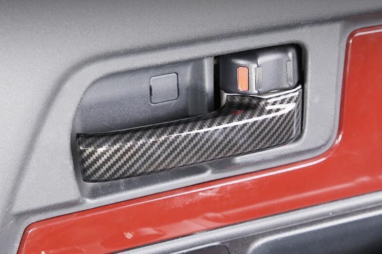 For Toyota FJ Cruiser 2007-2014 Carbon Fiber Inner Door Handle Lock ...