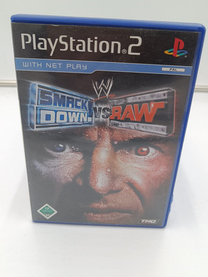 WWE SmackDown! vs. Raw (PS2) - CIB - Deutsch/OVP - Gut