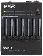 Elation SDC12 Battery Powered Portable Handheld Dmx 12-Channel Controller New