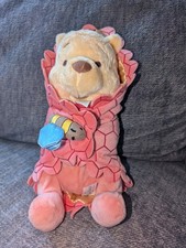 Disney Parks Babies Winnie the Pooh Plush Bee Swaddle Cuddle Blanket Wrap READ 