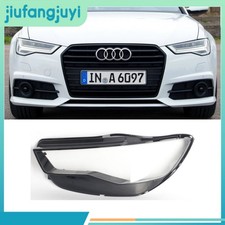 1x Headlight Lens Glass Cover for Audi A6 C7 2015-2018 Left Passenger Side UK