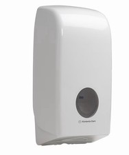 Aquarius Folded Toilet Tissue Dispenser 6946 White Single Sheet Toilet Dispenser