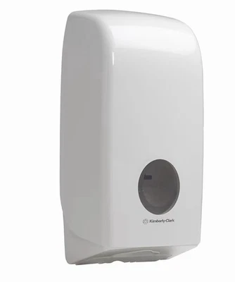 Aquarius Folded Toilet Tissue Dispenser 6946 White Single Sheet Toilet Dispenser - Image 1 of 4