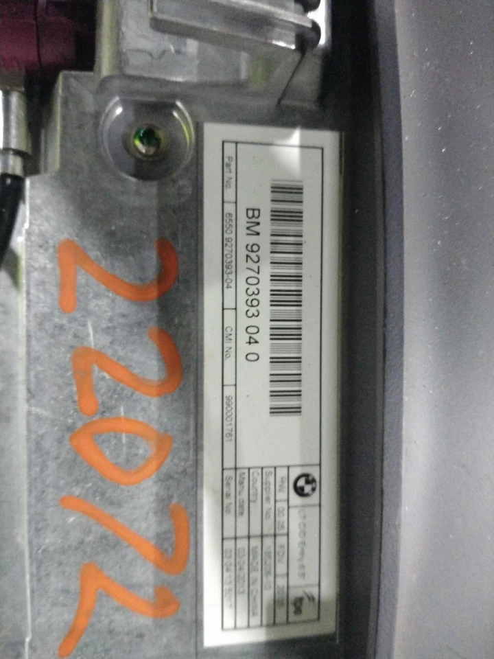 2013 BMW 328I Infotainment Display Instrument Cluster OEM 140K Miles Black - Imagem 3 de 4