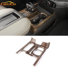 Center Console Gear Shift Cover Cup Holder Trim Overlay for Chevy Silverado 22+