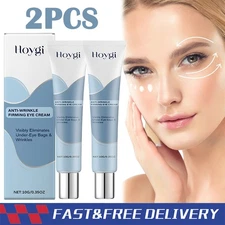 2PCS Firming Eye Serum for Rapid Reduces Under-Eye Bags, Wrinkles Dark Circles