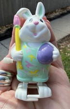 Vintage Wind up Easter Bunny Toy