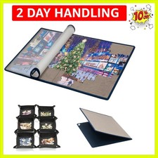 Foldable Jigsaw Puzzle Board with 6 Sorting Trays, Non-Slip Surface, Up to 10...
