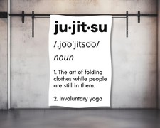 Jiu Jitsu Tapestry - Funny BJJ Wall Decor Gift