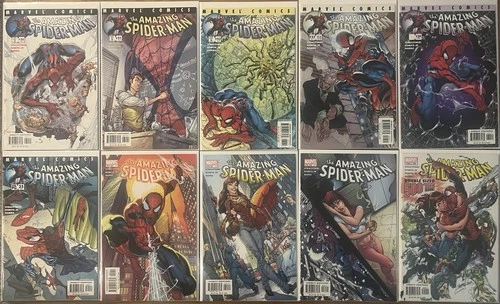 AMAZING SPIDER-MAN #30 31 32 33 34 35 50 51 52 500 NM J SCOTT CAMPBELL COVERS