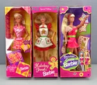 Lot of 3 Barbies "Make A Valentine" 20339 / Sticker Craze #19224 /Holiday Treats