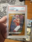 Jayden Daniels 2024 Panini Prizm Football Orange Lazer Prizm RC #347 PSA 10