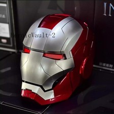 Iron Man Helmet Jarvis 1:1 Wearable Voice Touch Remote Control Cosplay SLIVER