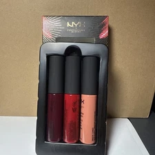 NYX SOFT MATTE LIP CREAM TRIO, NIB (Copehagen, Cannes, Monte Carlo)