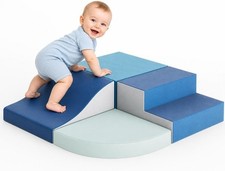 Foam Climbing Blocks for Toddler 1-3 4-Piece Baby Climbing Toy Activity Play Set