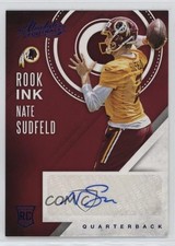 2016 Panini Absolute Rook Ink Blue Nate Sudfeld #43 Auto 14dq