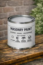 Exterior Masonry Paint 0.5L 1L Waterproof Brick Render Durable Wall 17 Colours
