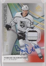 2019 SP Game Used Red Spectrum Premium Materials 1/15 Tobias Bjornfot Auto 0g4