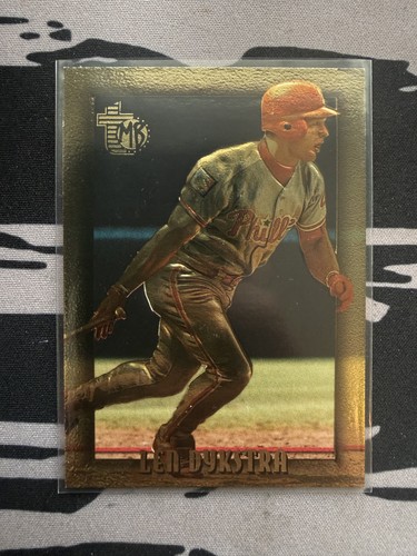 1995 Topps Embossed Lenny Dykstra #131 card