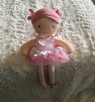 Jolijou Pink My Ballerina 14  Stuffed Plush Doll Tulle Tutu-Doudou et Compagnie