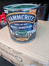 Hammerite Metall-Schutzlack HAMMERSCHLAG DUNKELGRÜN 2,5 l Effektlack Rostschutz