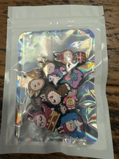 Labubu Croc Charms Set Of 9 Free Shipping!