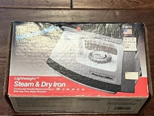 Proctor Silex 13012 Lightweight Temp Dial Fabric Guide Travel Steam Dry Iron