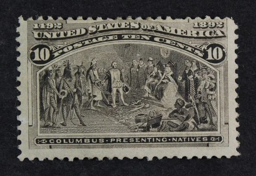 CKStamps: US Stamps Collection Scott#237 10c Columbian Unused Regum