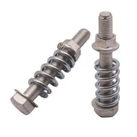 2-Teilig Abgasanbolzen & Federmutter Set M10X1.5 Eurowagens 77011266244N