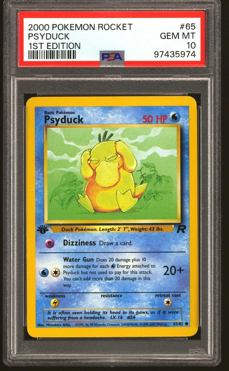 Pokémon TCG Professional Sports Authenticator (PSA) Team Rocket