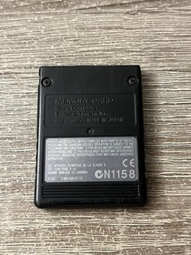 Official OEM Sony PlayStation 2 [SCPH-10020] PS2 Black 8 MB Memory Card
