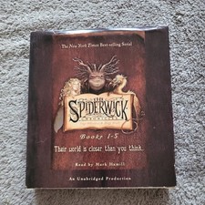 The Spiderwick Chronicles Books 1-5 Audiobooks 5 x Discs Read By Mark Hamill