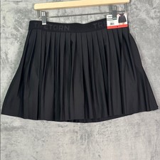 NWT New Tretorn Black Pleated Athletic Skort Size Medium