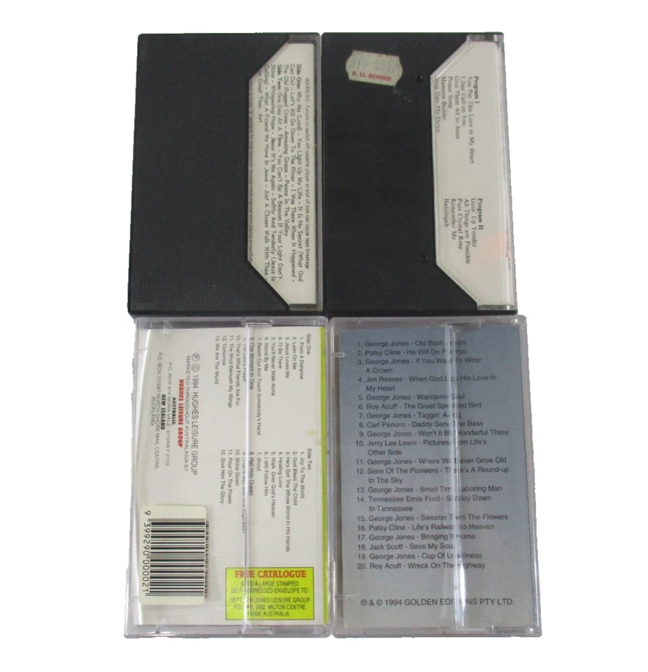 Christian Gospel Bundle x4 VTG Cassette Tapes Various Artists and Songs Hymns - Image 2 of 4