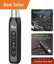 P3 Wireless XLR Bluetooth Receiver, Bluetooth Adapter for Speakers, Audio Mix...