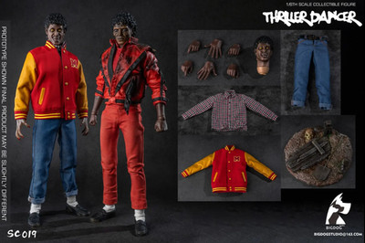 Michael Jackson 1/6 Thriller Dancer 2 Action Figuren Set BIGDOG STUDIO SC019 Neu