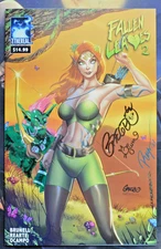 Fallen Leaves #2 - Gregbo Variant - Remarked by April Reyna & Signed by 2 - COA
