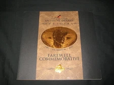 Cal Ripken Baltimore Orioles Commemorative book  2001  csx