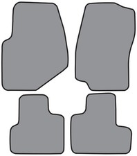 2002-2009 Chevrolet Trailblazer Cutpile Carpet Logo Floor Mat 4pc