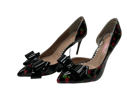 Gia Borghini Women's Abella Glitter Pointed Toe Heel Mules Size 37