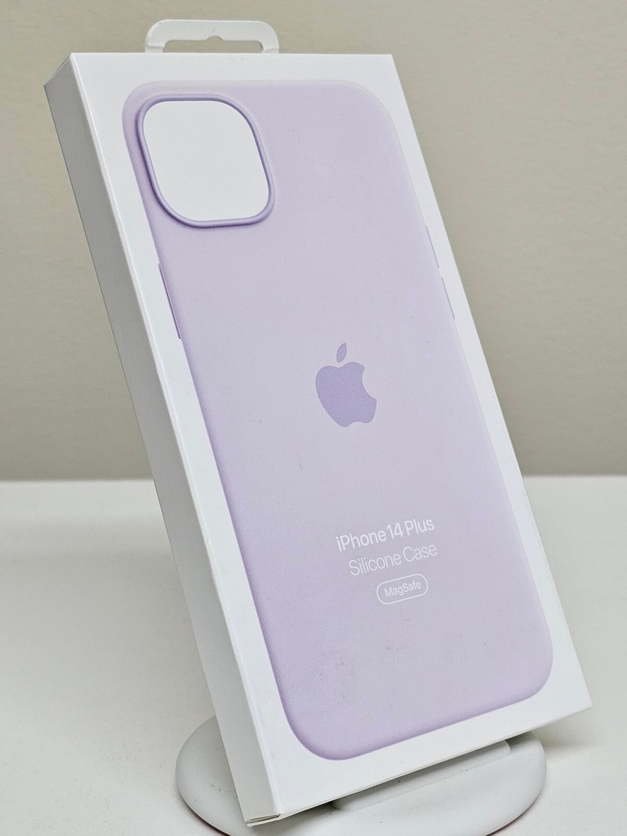 Genuine Apple iPhone 14 Plus Silicone Case w/Magsafe - Lilac