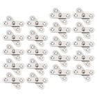 20pcs Door Hinges Hidden Door Hinges Rotatable Hinges Pivot Hinges for Furniture