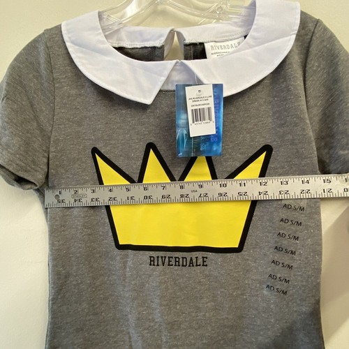 Riverdale A-Line Dress With Collar Dress Cosplay Costume Halloween Juniors S/M - Picture 5 of 10