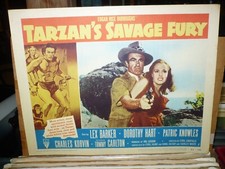 TARZAN'S SAVAGE FURY, orig LC #5 (Lex Barker, Dorothy Hart) - 1952