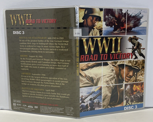 WWII Road to Victory Lions Gate 5-Disc DVD Set Documentary War History VTG 2004 - Picture 11 of 19