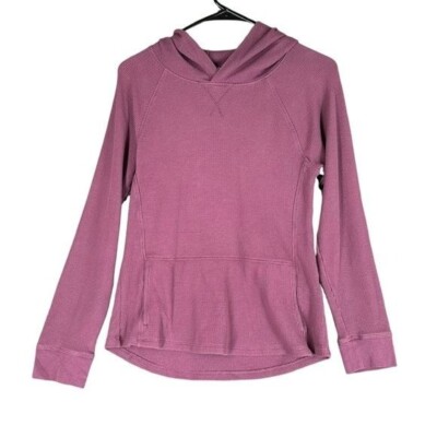 Calvin Klein Performance Women's L Large Maroon Waffle Pullover