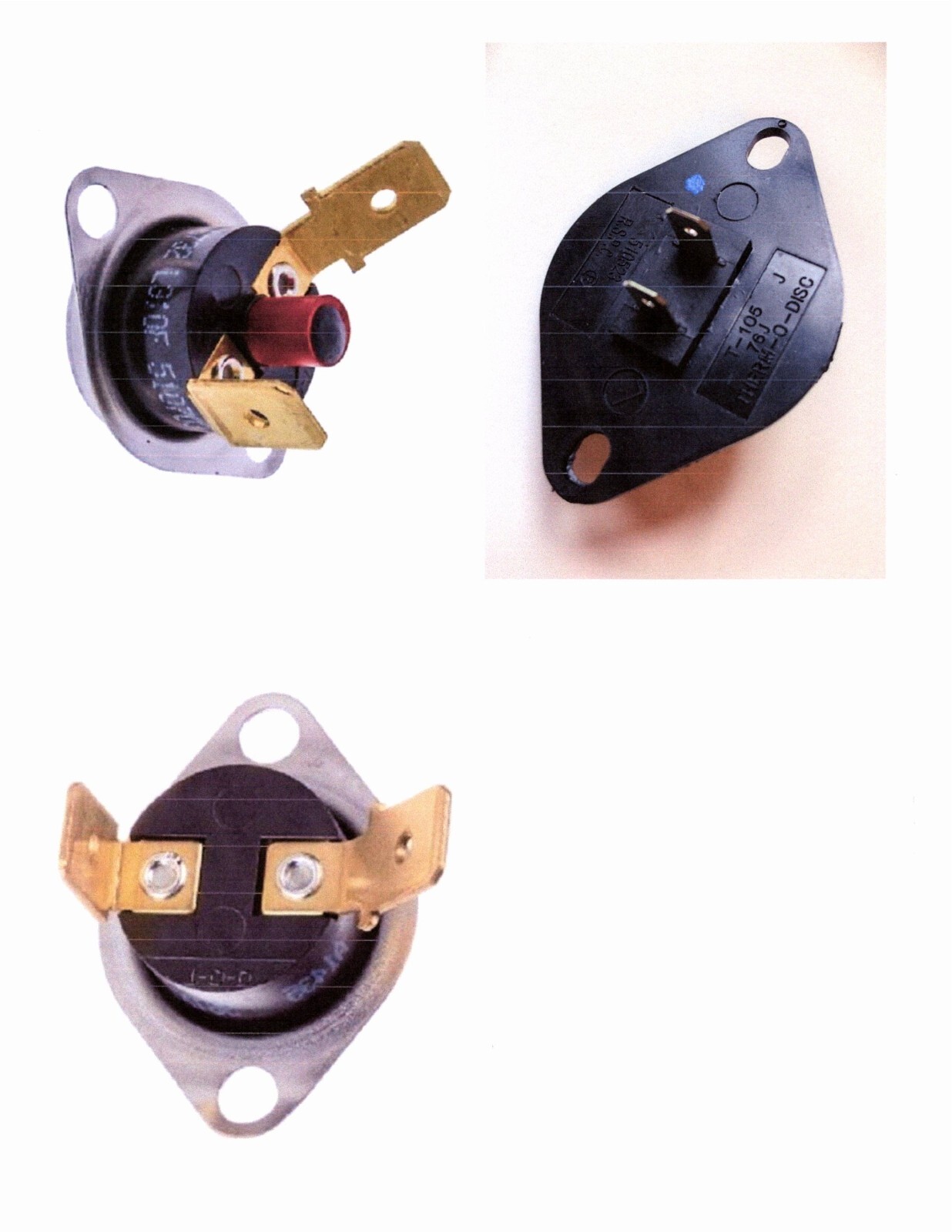 Speed Queen Gas Dryer OEM Hi Limit Thermos D510702 & D510703 Thermistor 510523