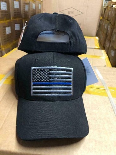 USA Thin Blue Line Black USA American 