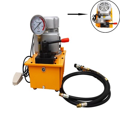 Double Act Manual Valve Electric Hydraulic Pump Rated Pressure 70Mpa 110V 750W