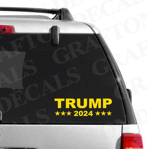 Calcomanía parachoques automático de la campaña del presidente de Donald Trump 2024 - Imagen 14 de 25